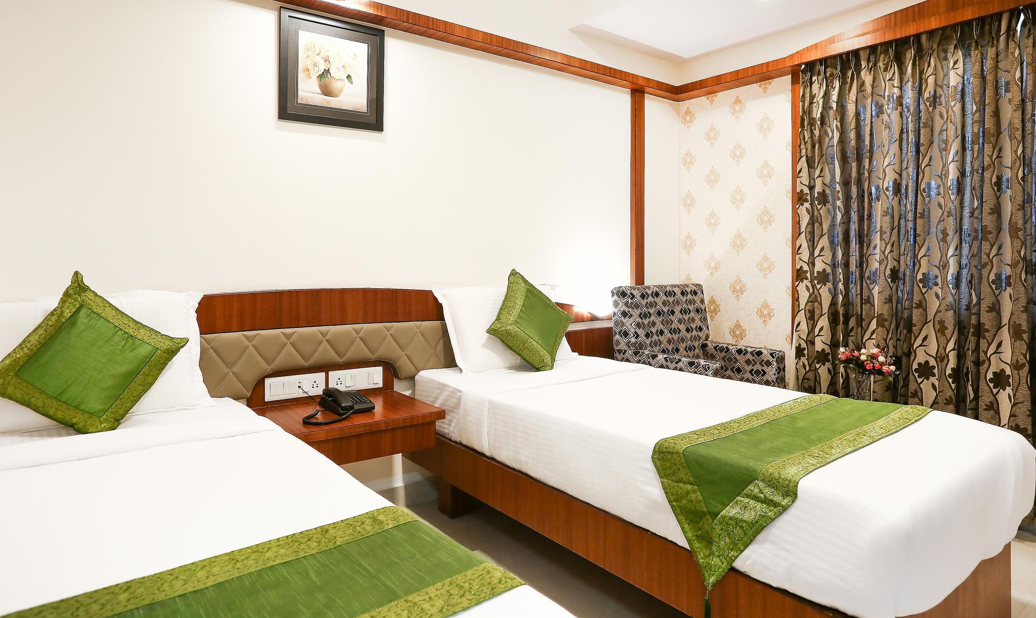 Treebo Premium Akshaya Mahal Inn Standard Double Room