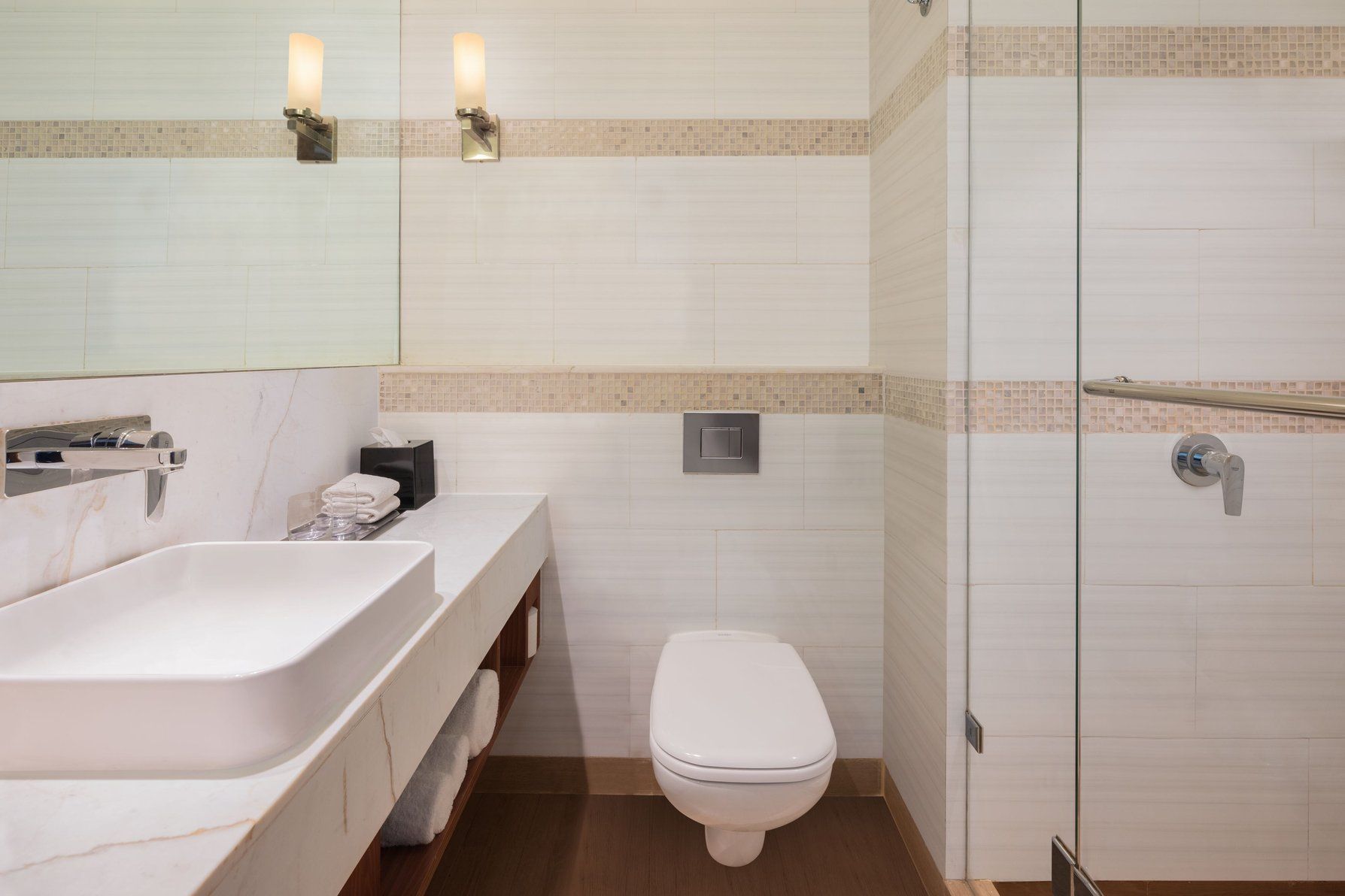 Deluxe suite bathroom at Fairfield by Marriott Jod
