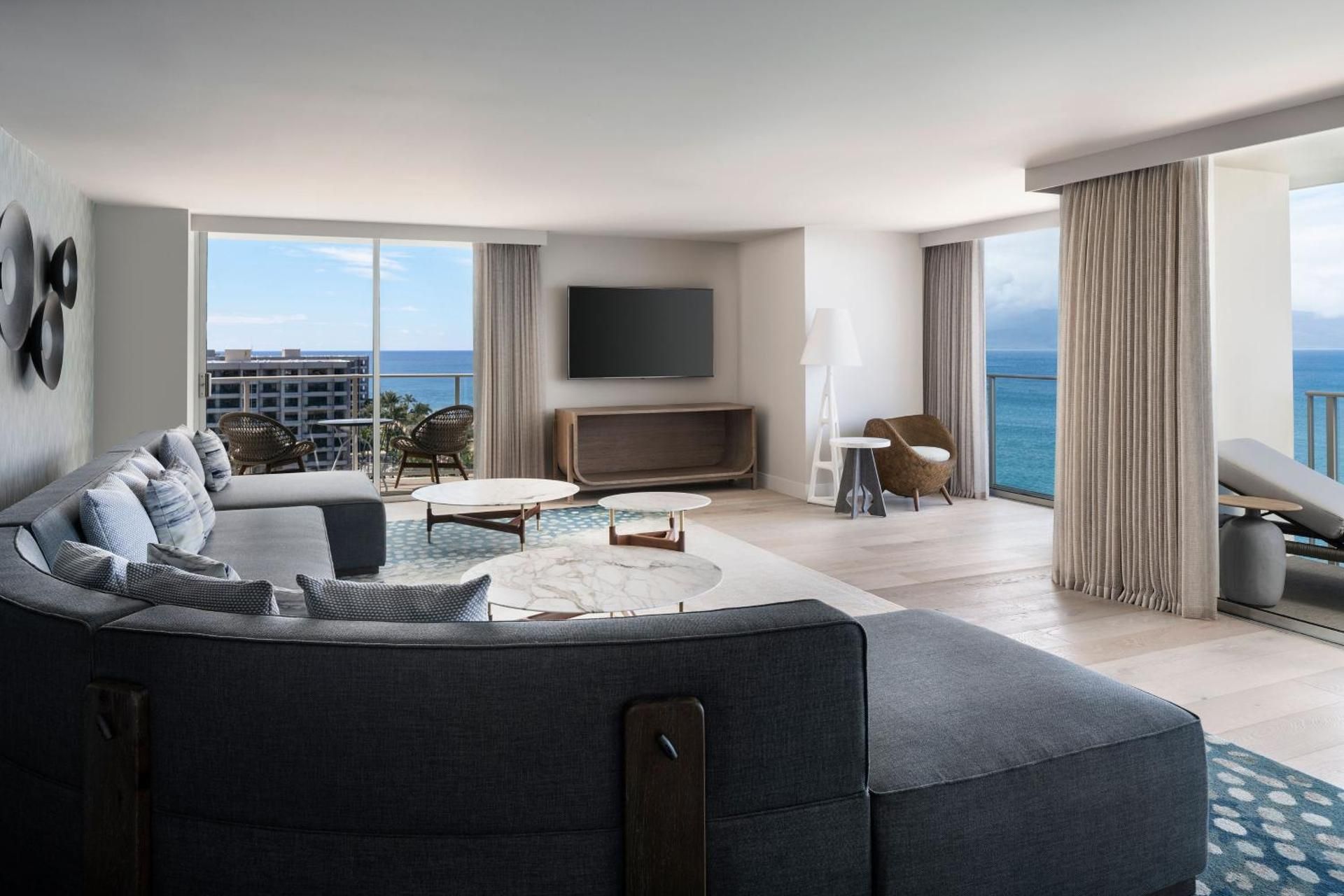 Hokupaa Presidential, 1 Bedroom Presidential Suite, 1 King, Sofa bed, Ocean view, Top floor