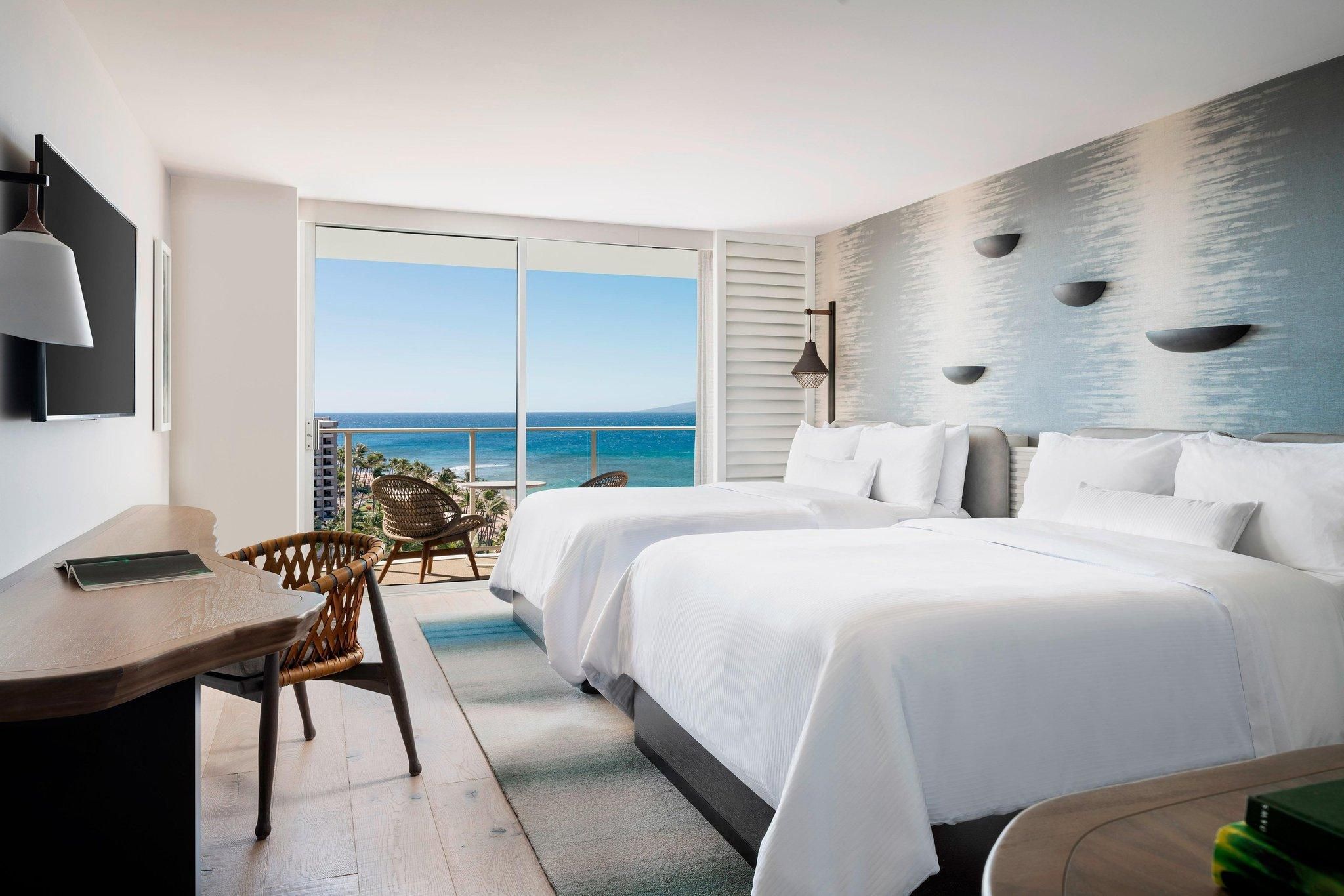 Hokupaa - Luxury Ocean, Larger Guest room, 2 Queen, Ocean view, Lanai Experience, Balcony