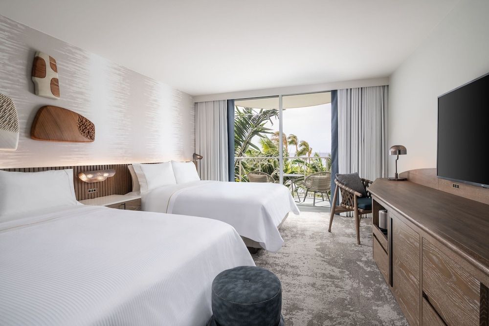 Room, 2 Queen Beds, Hearing Accessible, Ocean View (Kukahi)