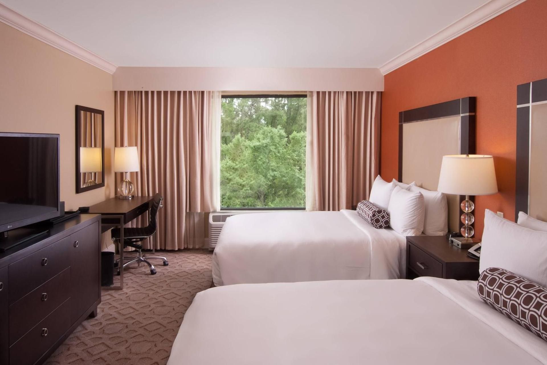 Queen Room with Two Queen Beds and Adapted Tub - Mobility and Hearing Accessible