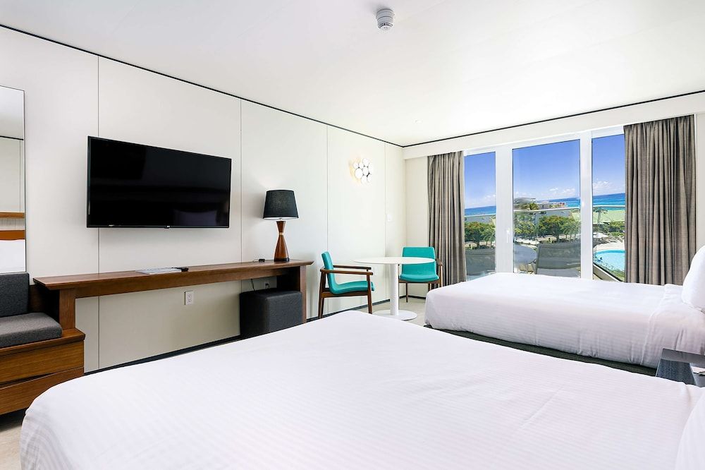 Deluxe Room, 2 Double Beds (Signature Ocean View Double)