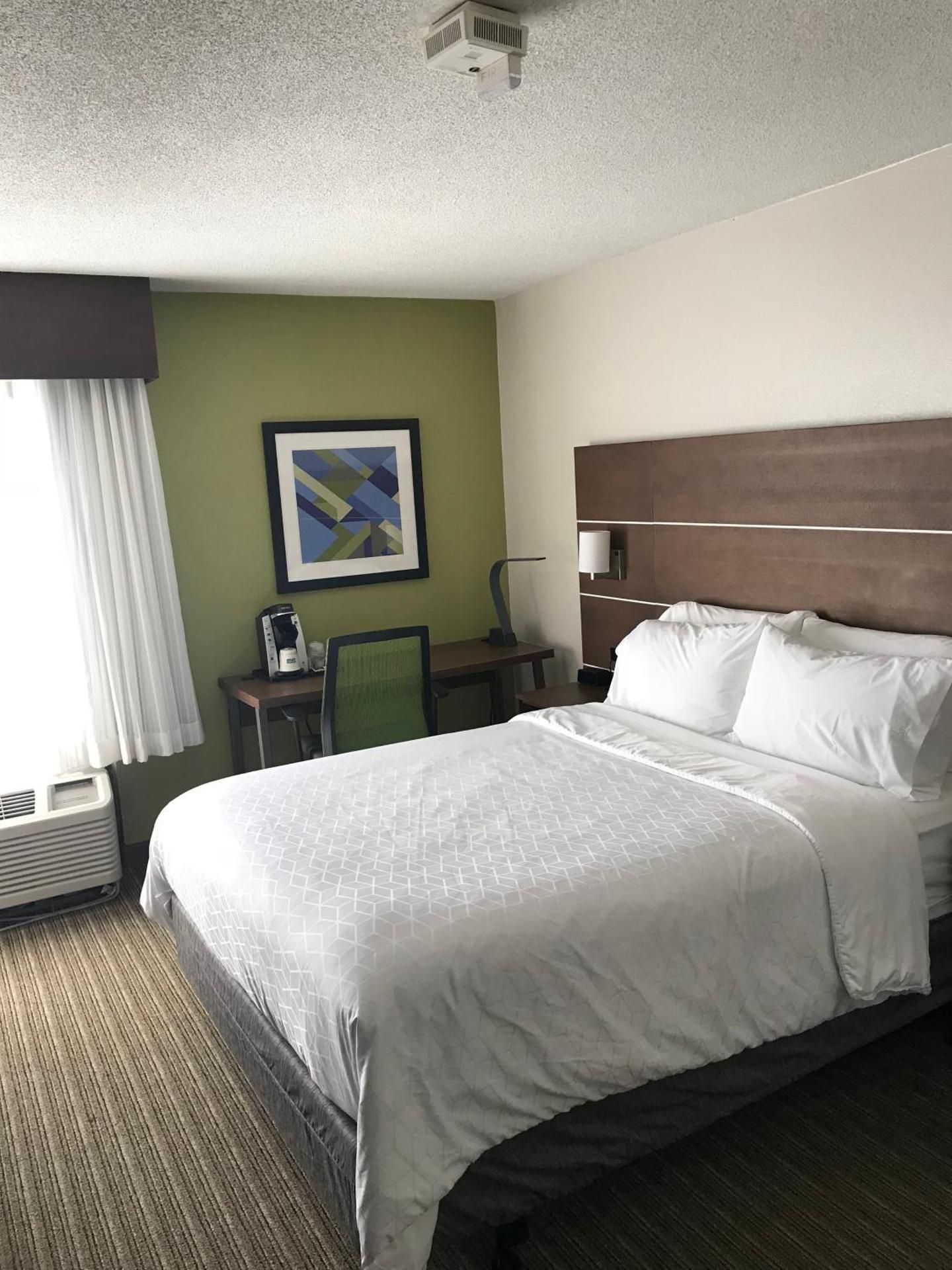 1 Queen Bed Standard Mobility Accessible Bathtub