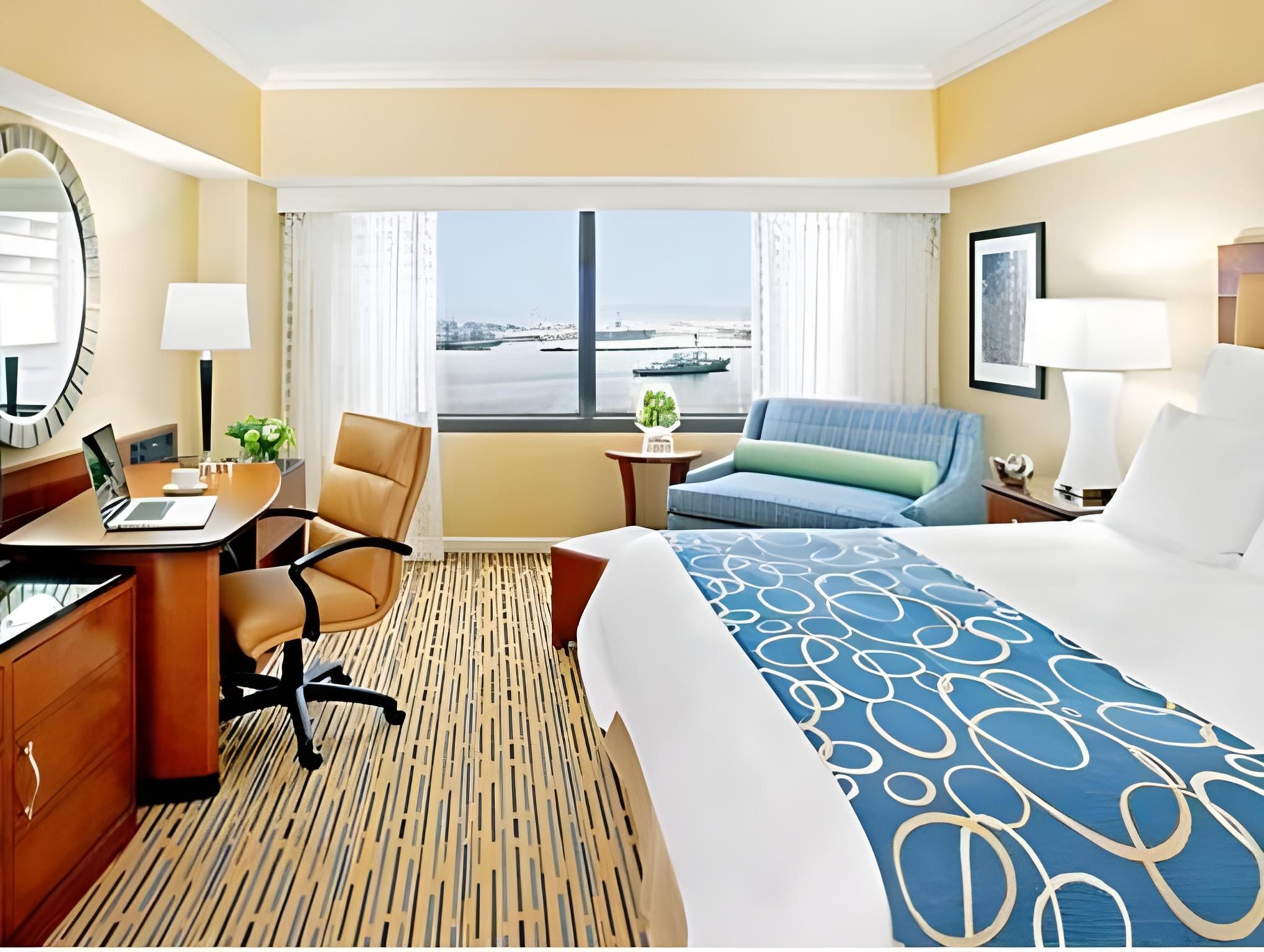 Bay View King, Deluxe Guest Room, 1 King, Newly Renovated