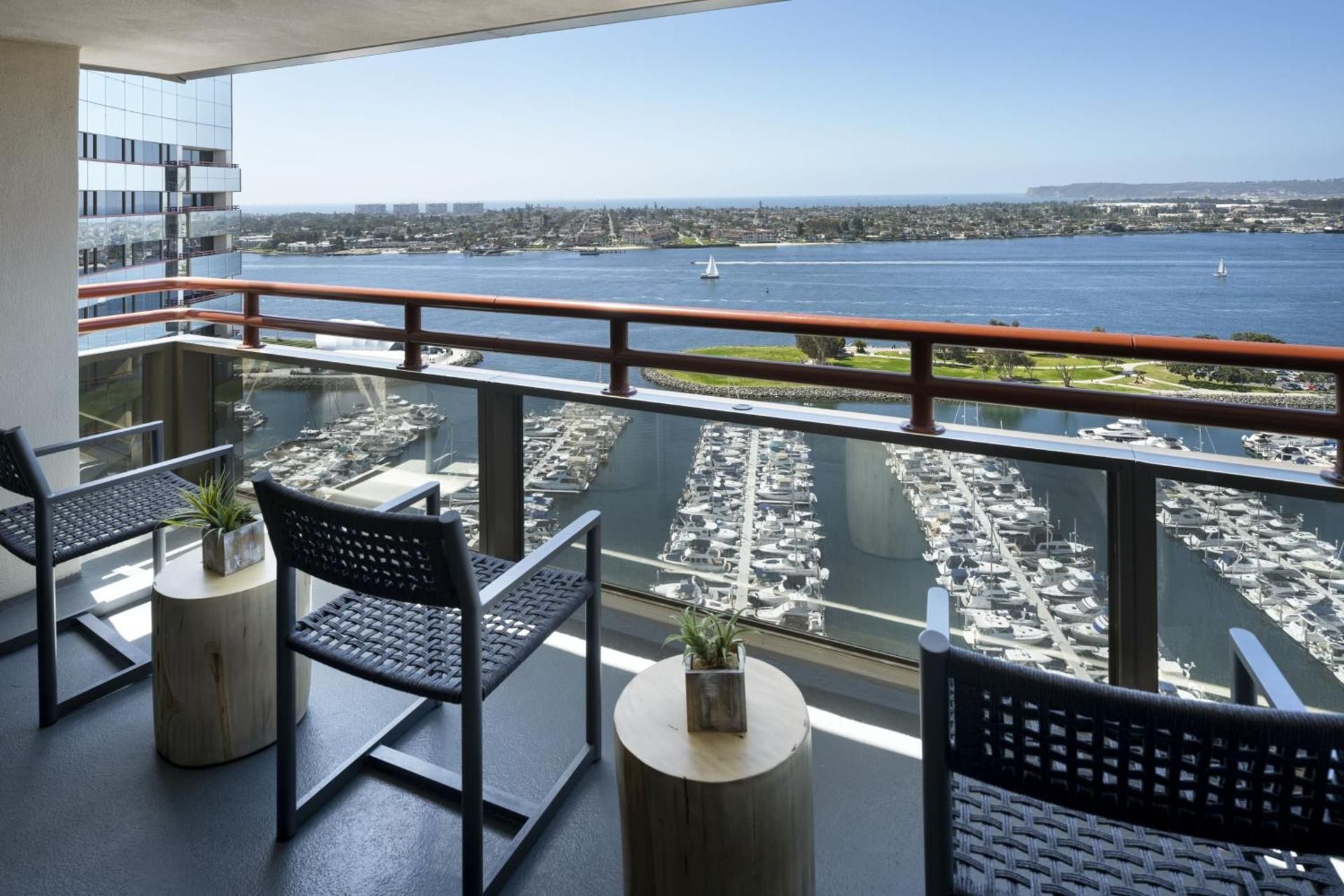 King Room with Balcony and Bay View - Hearing Accessible
