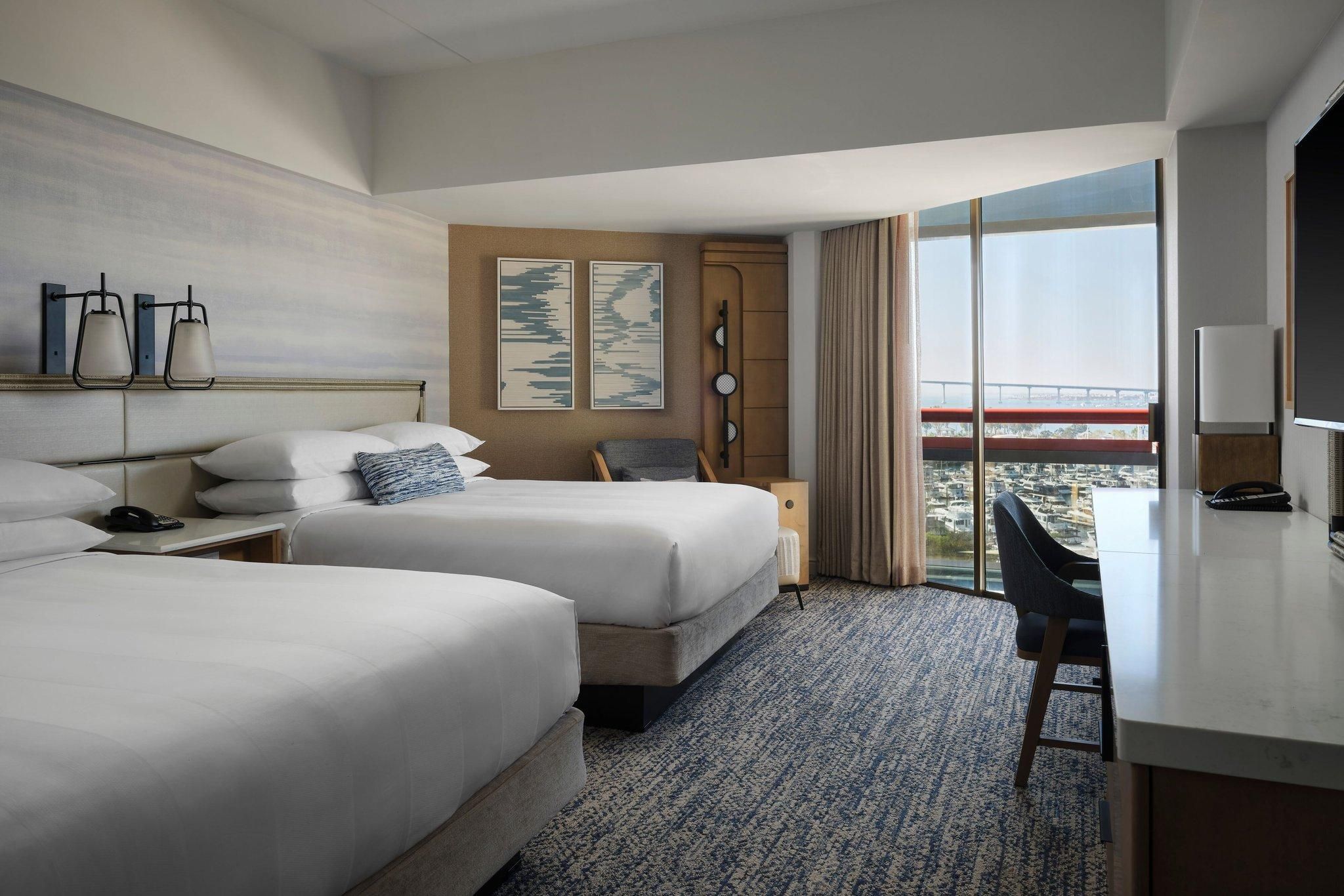 Bay View Balcony 2 Queen, Deluxe Guest Room, 2 Queen, Newly Renovated