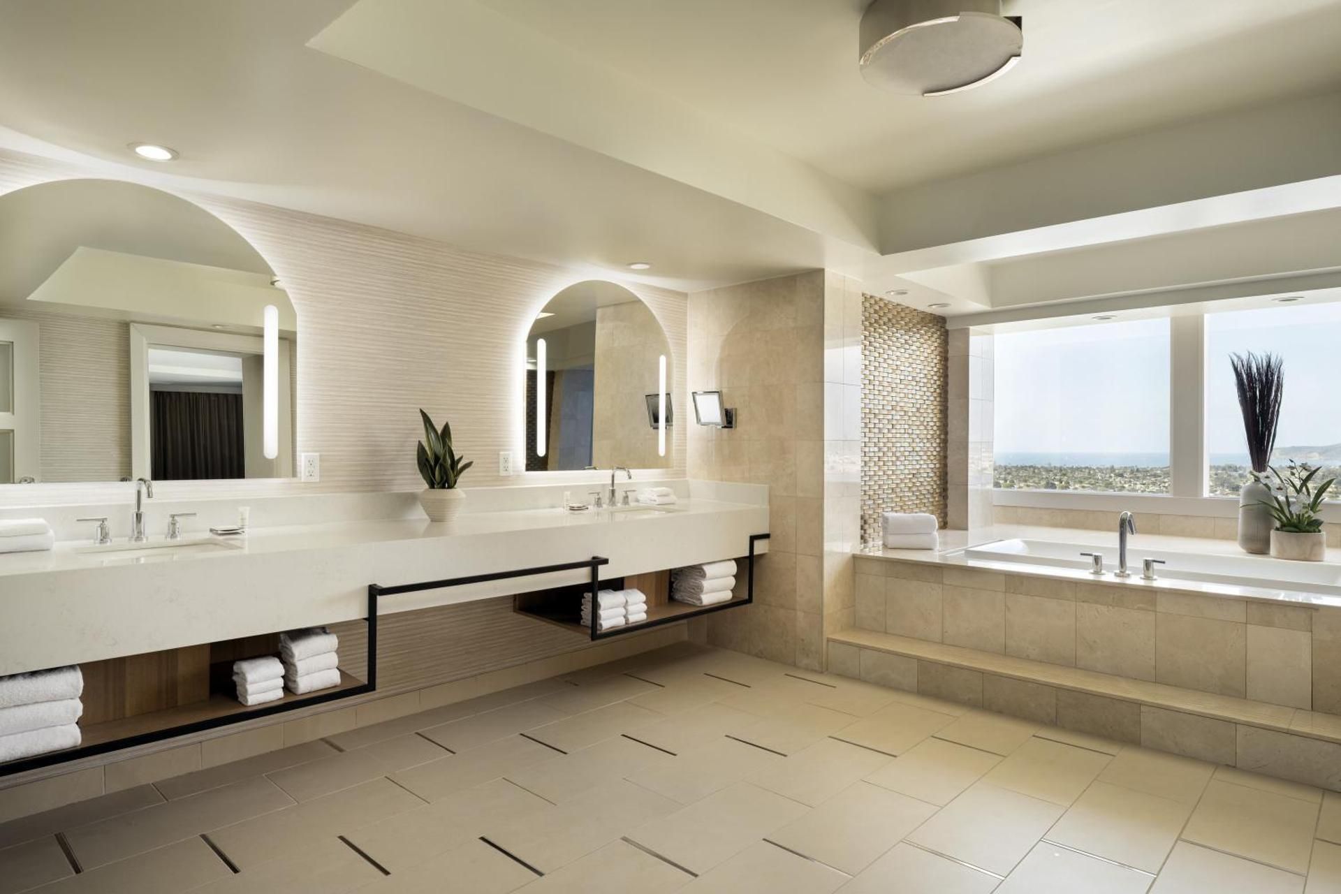 Two-Bedroom Bi-Level Suite with Balcony and Bay View