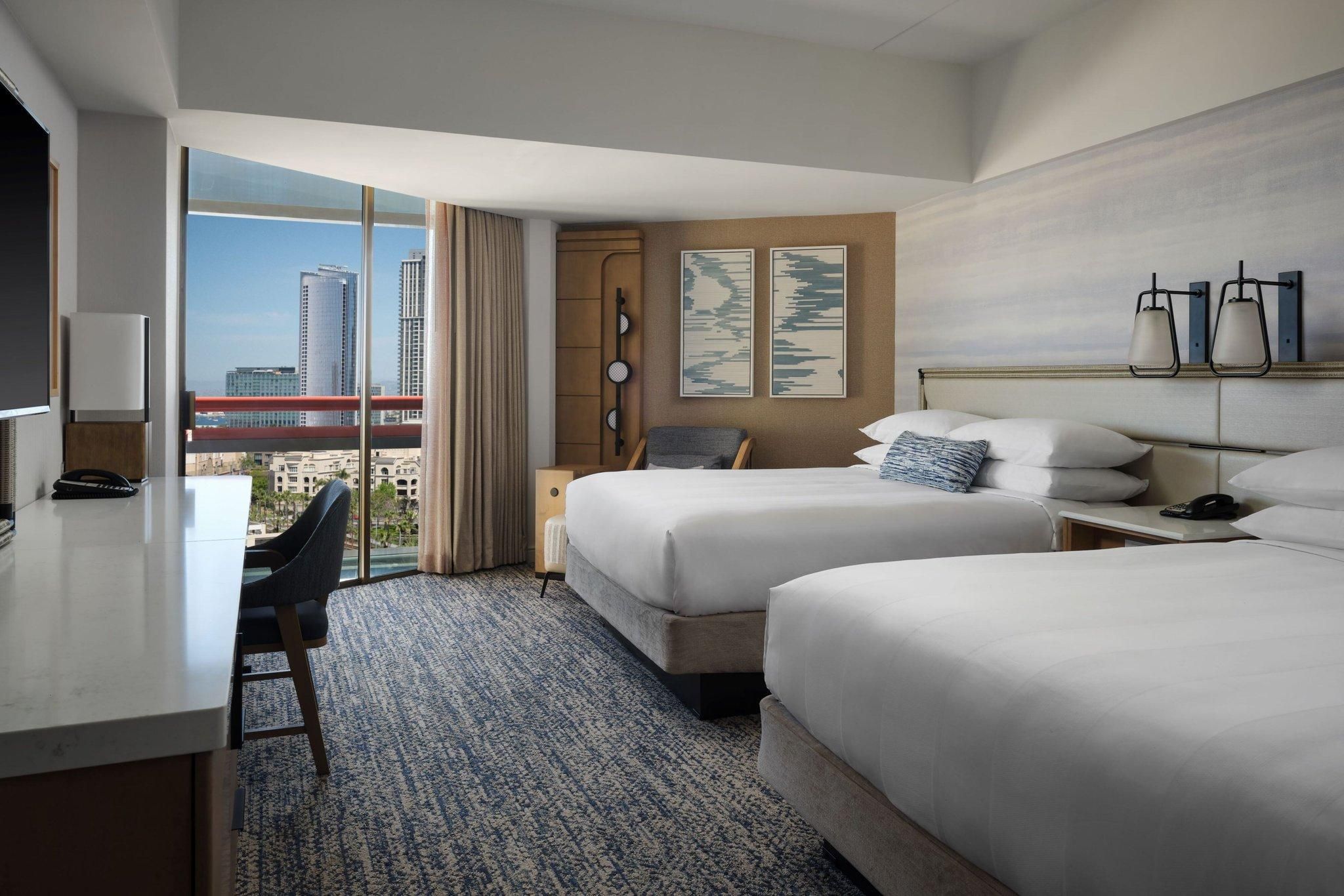 City View Balcony 2 Queen, Deluxe Guest Room, 2 Queen, Newly Renovated