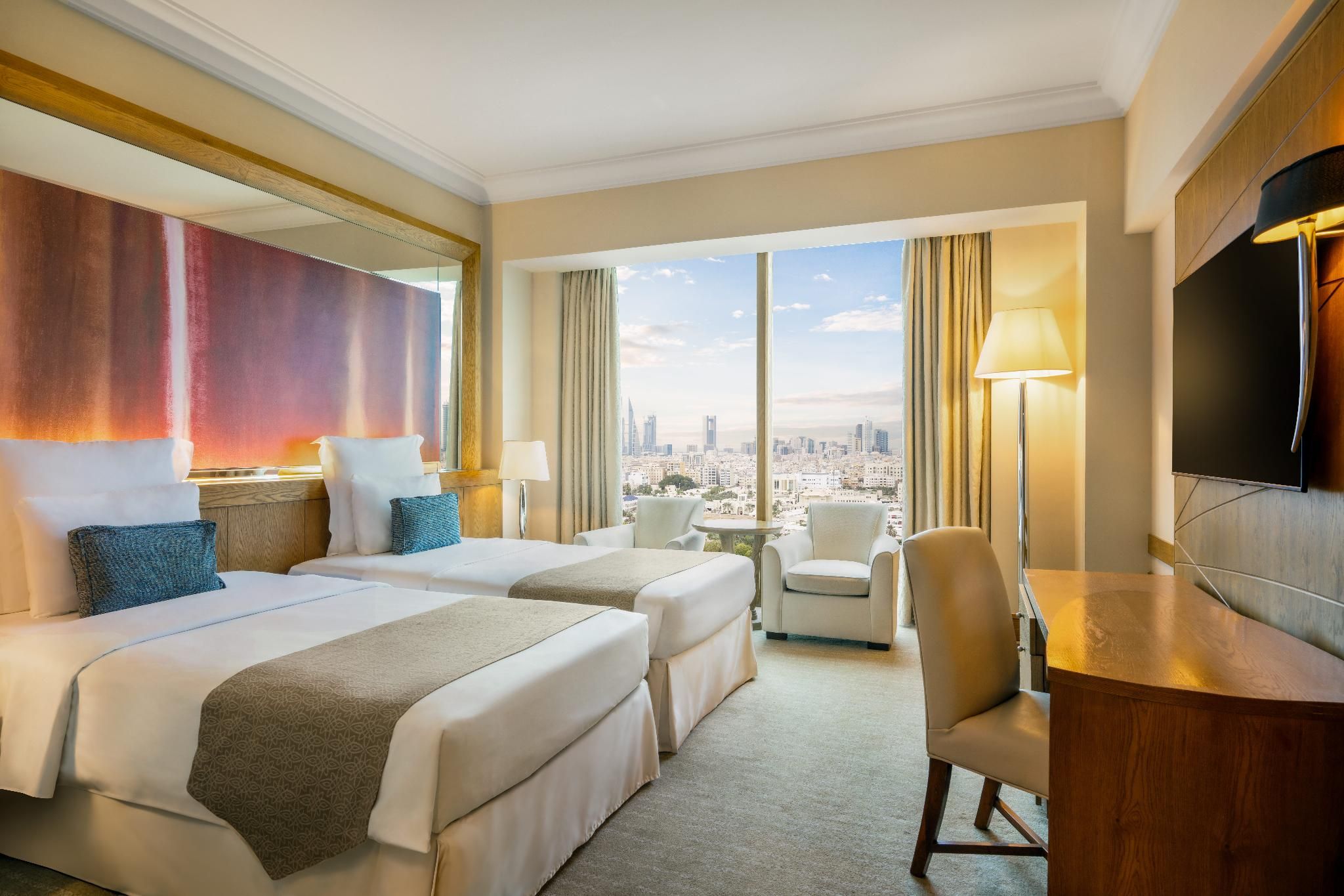 Luxury, Guest room, 2 Twin, City view