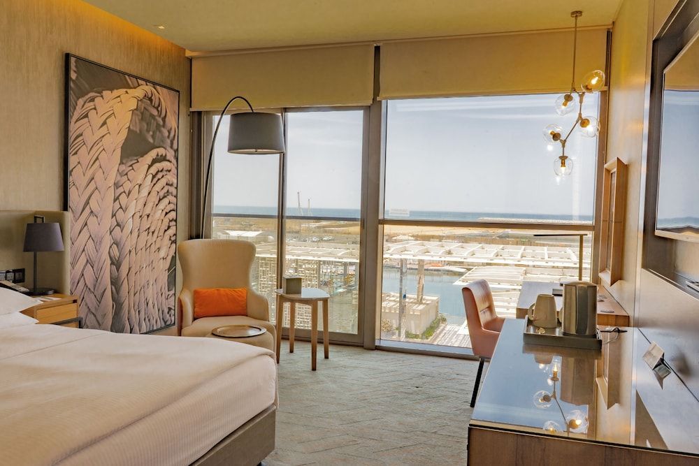 Mysk Al Mouj Hotel Deluxe Twin Room Plaza View