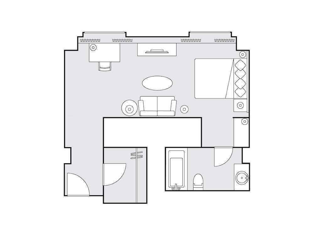 43 sqm Deluxe Double Room, Non Smoking