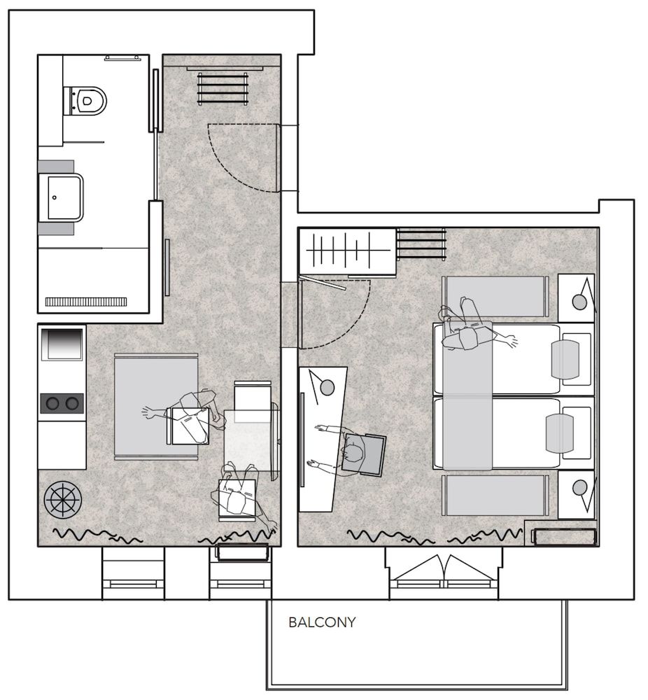 Room layout blue print