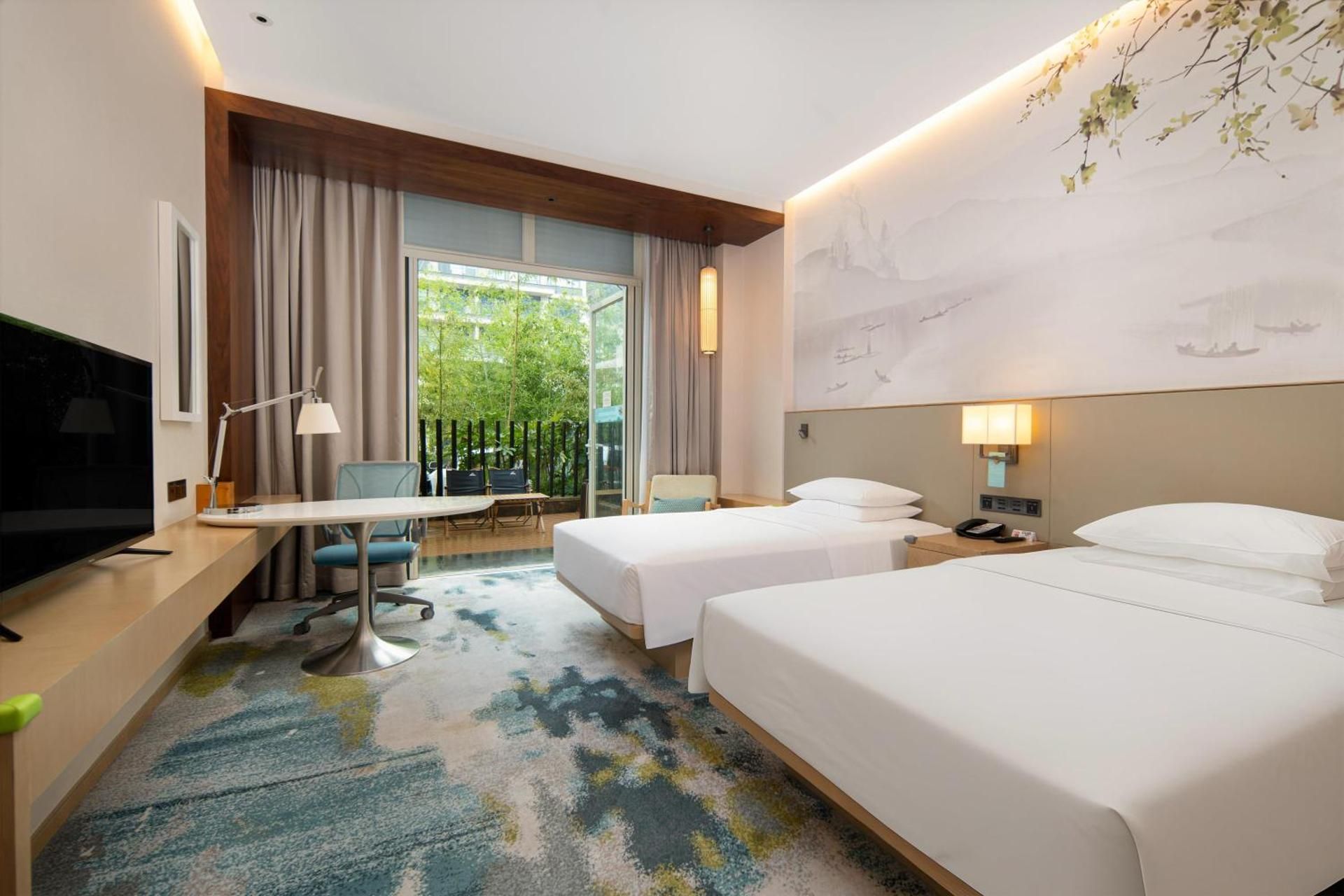Twin Room with Courtyard View