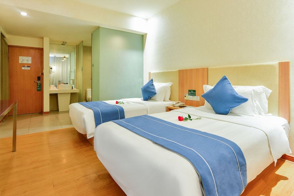 Shanshui Trends Hotel East Railway Station Guangzhou Classic Twin Room, No Window(Mainland Chinese Citizen Only) 2