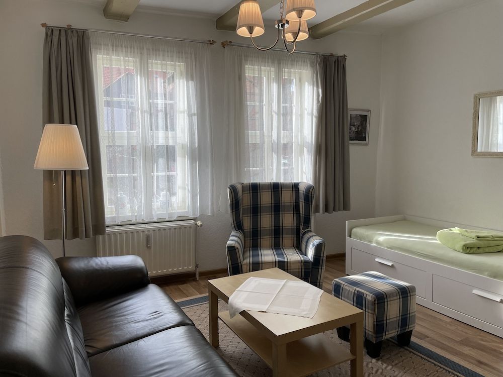 Urlaub im Fachwerk Deluxe Apartment, 1 Bedroom, Terrace, City View (Number 01) 6