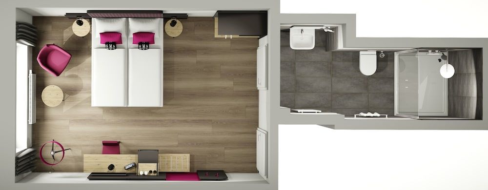 Room layout blue print