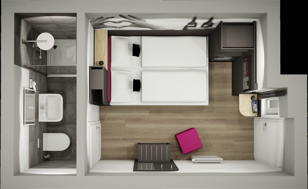 SMARTY Cologne Dom Hotel - Boardinghouse Double Room Compact 14