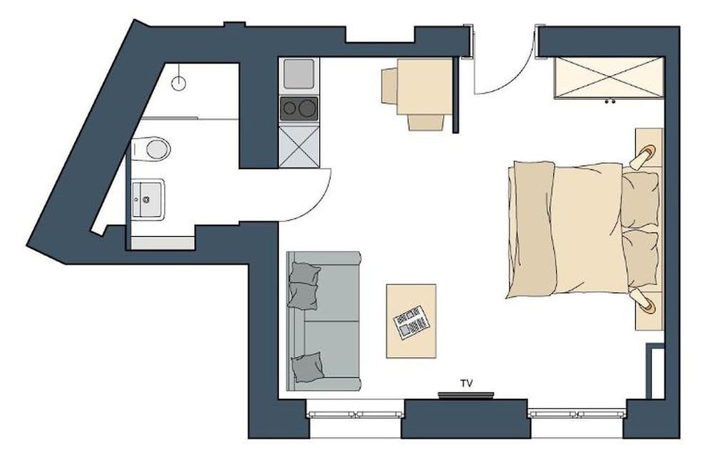 THE RED Apartments Studio 2