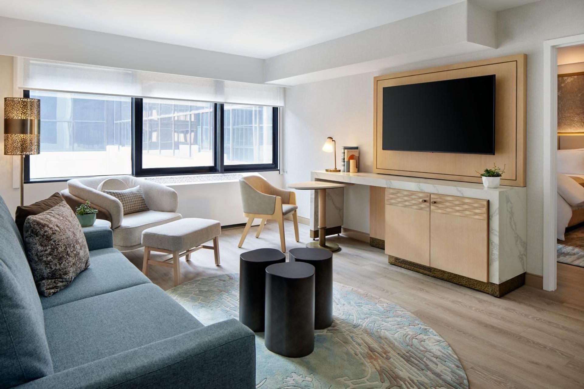 Superior One-Bedroom King Suite with Sofa Bed - Mobility Accessible with Tub