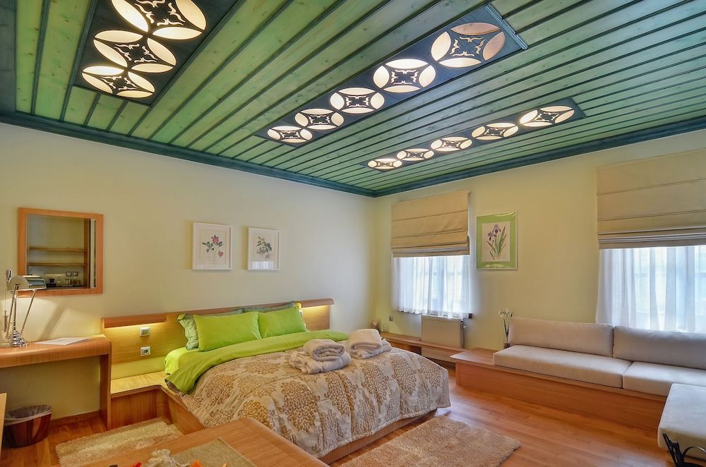 Dilofo Hotel Luxury Suites Deluxe Suite, Fireplace