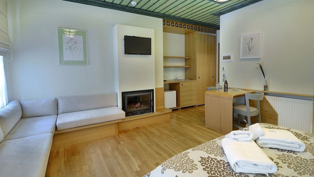 Dilofo Hotel Luxury Suites Deluxe Suite, Fireplace 17