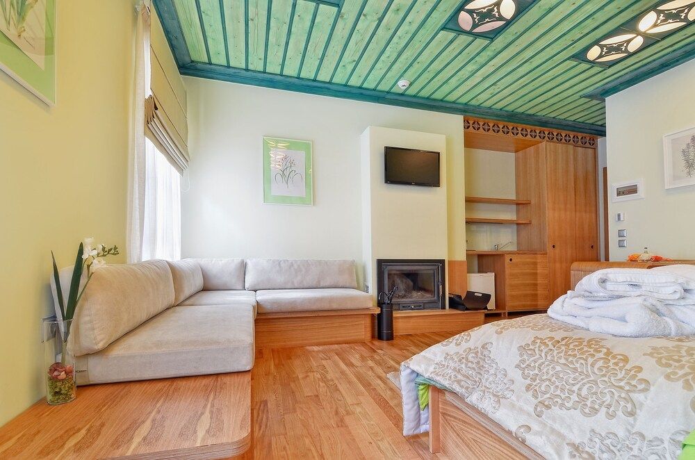 Dilofo Hotel Luxury Suites Deluxe Suite, Fireplace 10