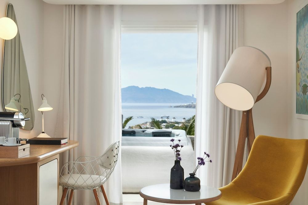 Deluxe Room, 1 King Bed, Sea View (Aegan, Outdoor Jetted Tub)