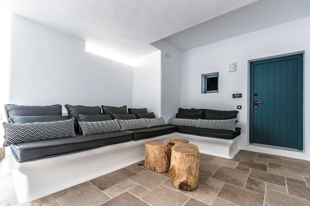Portes Mykonos Suites & Villas Standard Room with Patio (semi basement) 5
