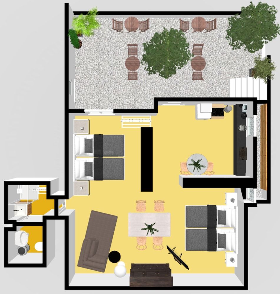 Room layout blue print