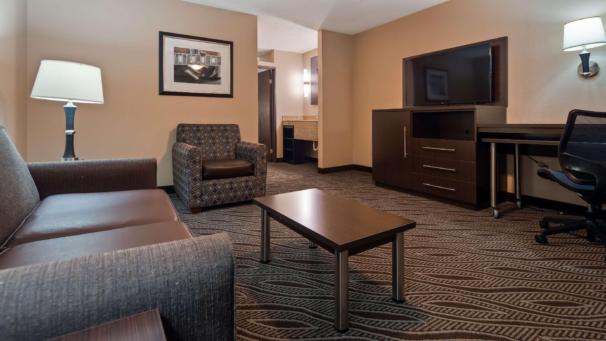 Suite - 1 King Bed, Nonsmoking, Sofabed, Separate Living Area