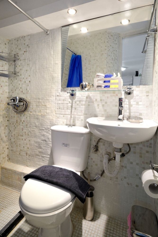 Santorini Style in Athens, Greece Design Studio Suite, 1 Double Bed, City View 13