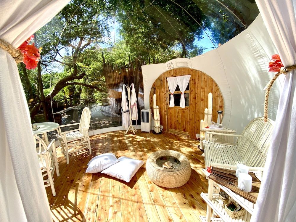 Rock and Sea Resort Panoramic Tent, 1 King Bed, Overwater 6