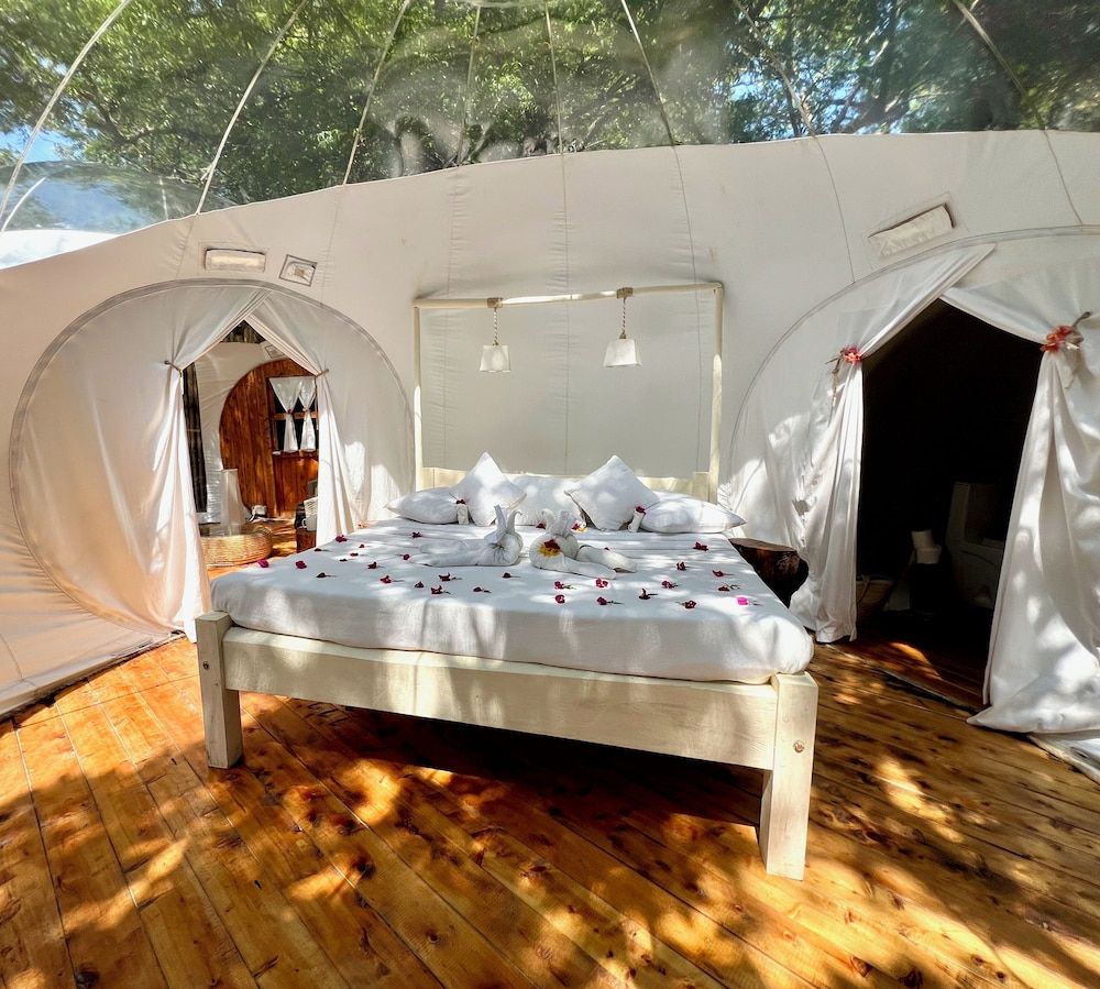 Rock and Sea Resort Panoramic Tent, 1 King Bed, Overwater 3
