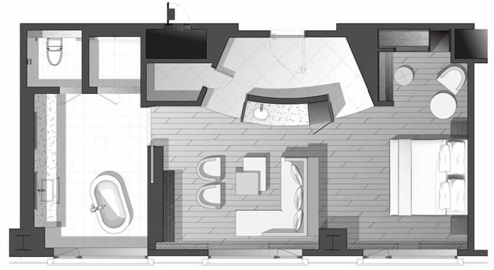 Room layout blue print