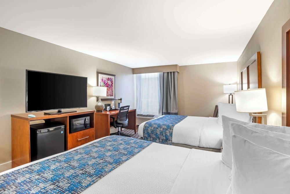 Standard Room, 2 Queen Beds, Refrigerator & Microwave