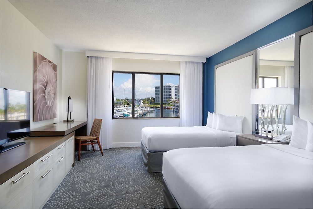 Bahia Mar Ft. Lauderdale Beach- a DoubleTree by Hilton Hotel Room, 2 Double Beds, Non-Smoking, Courtyard View, Marina Building 2