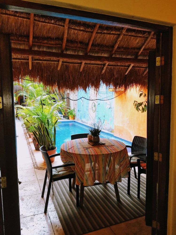 Casita de Maya Boutique Hotel Deluxe Room, 1 King Bed, Pool View 3