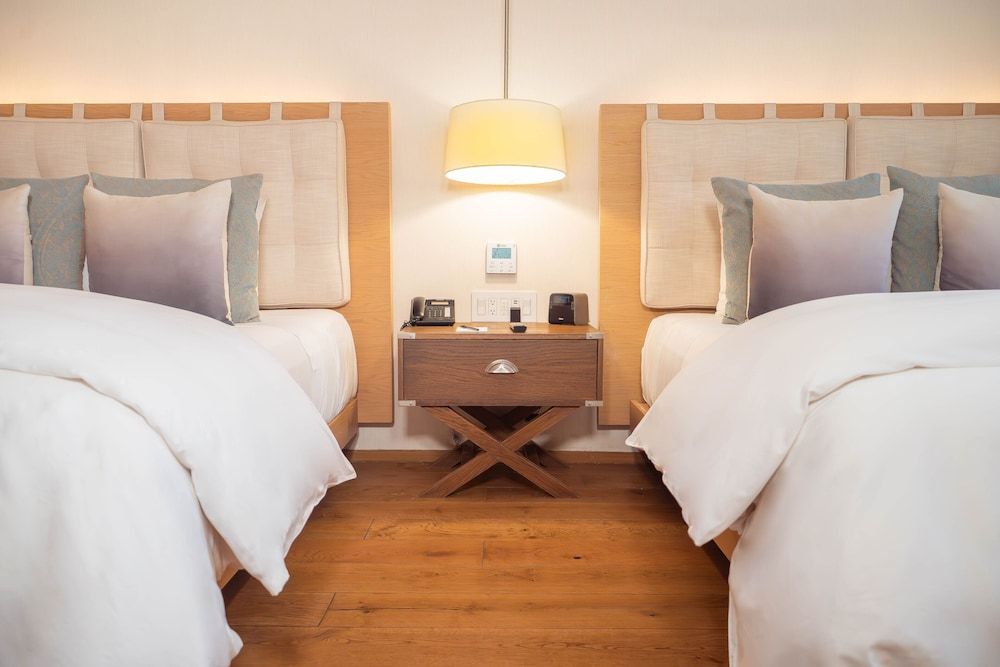 Standard Room, 2 Double Beds, Courtyard View (Essential Double Room)