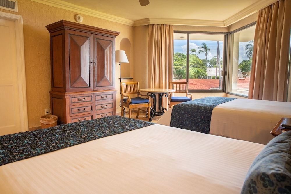 Elite Room, 2 Double Beds, Garden View