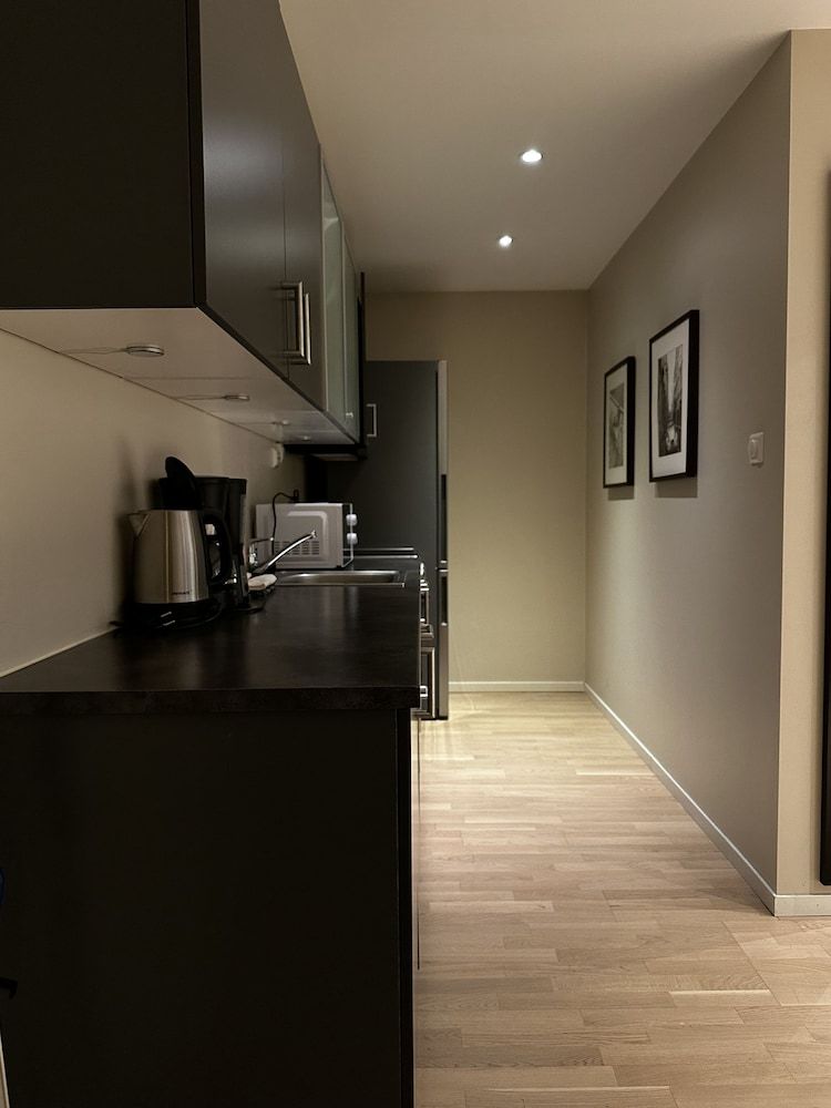 Enter Tromsø Apartment Hotel Economy Apartment, 1 Queen Bed with Sofa bed, Refrigerator & Microwave 13