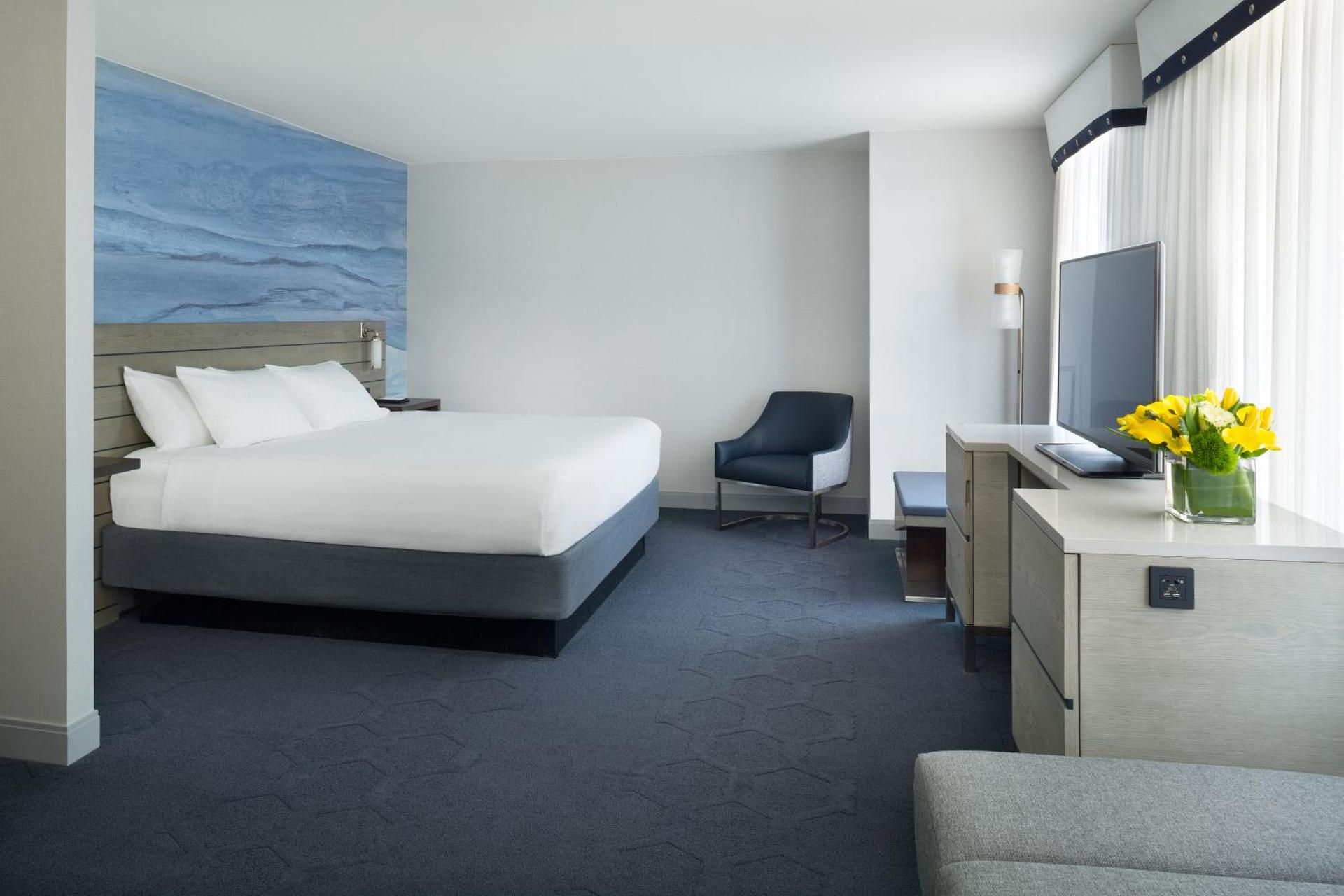 1 King Bed
