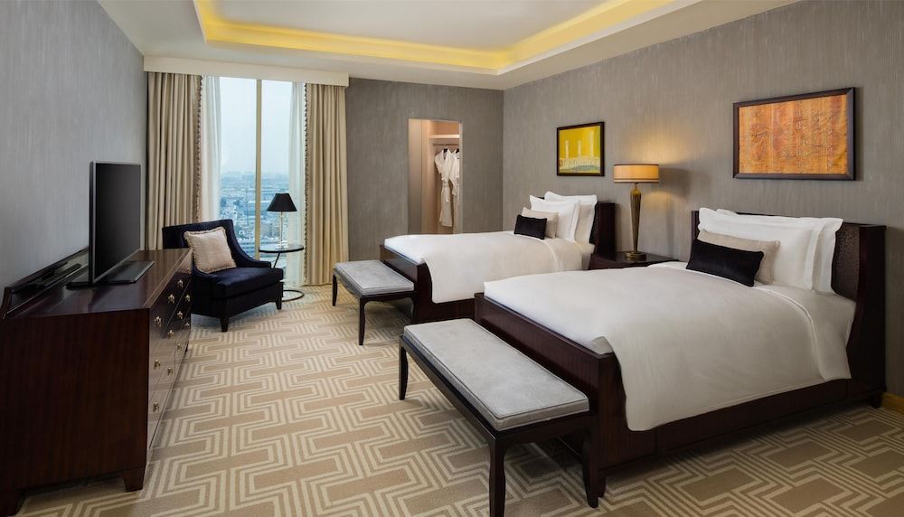 Kempinski, Family Apartment, 3 Twin Beds, City View