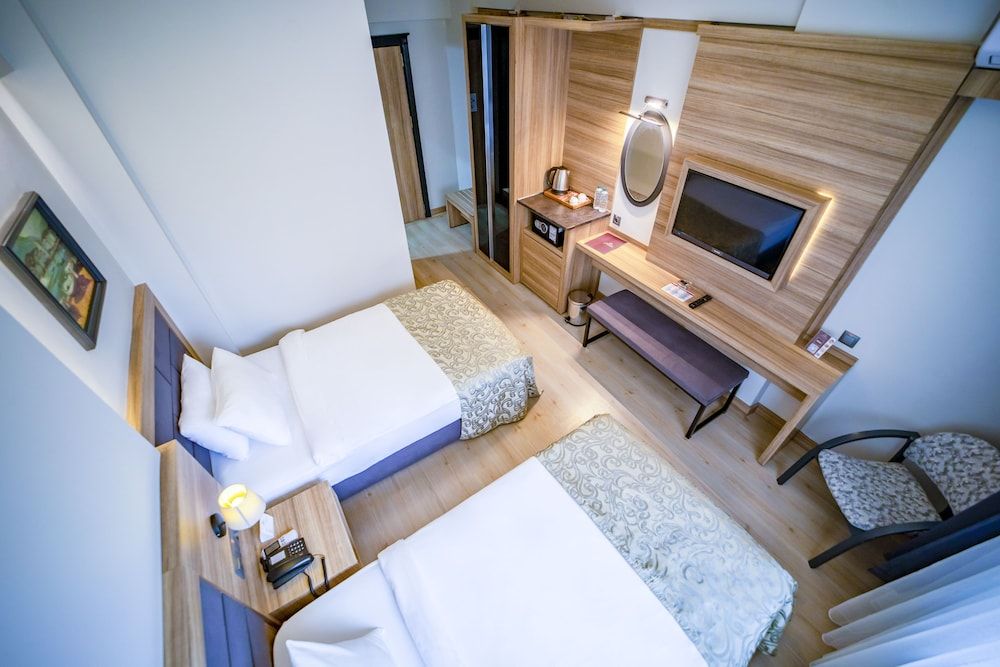 Aksular Hotel Standard Twin Room, Multiple Beds, Courtyard View