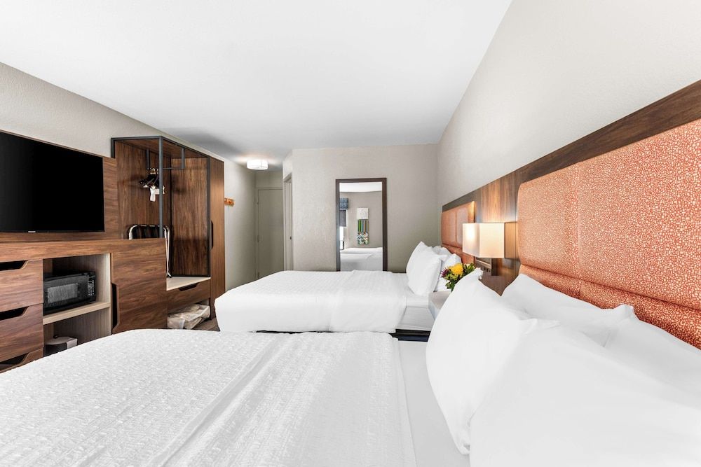 Two double beds non smoking