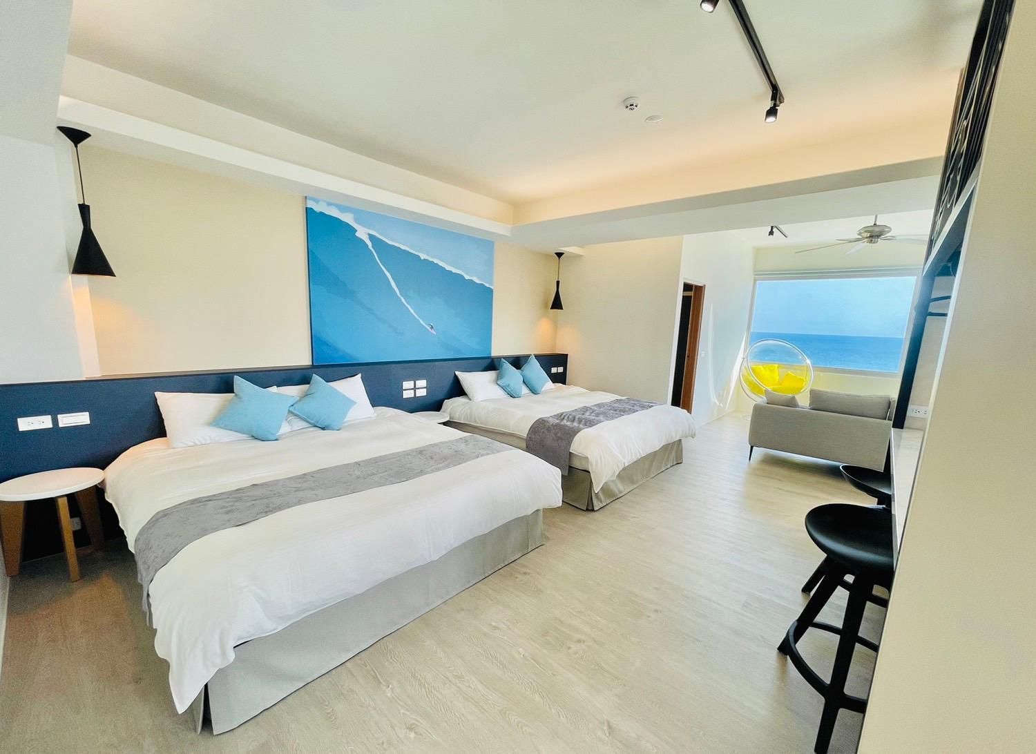 Quadruple Room with Sea View