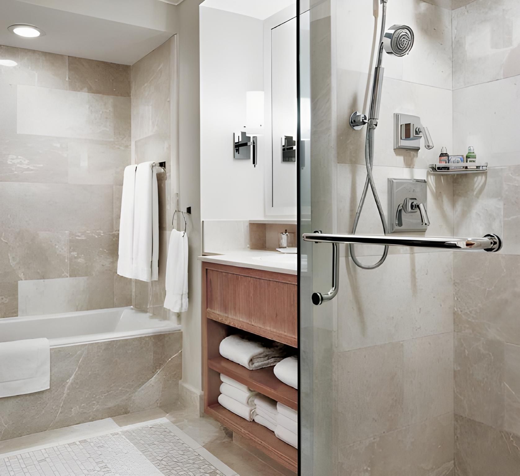 Palm View Accessible Room two double beds