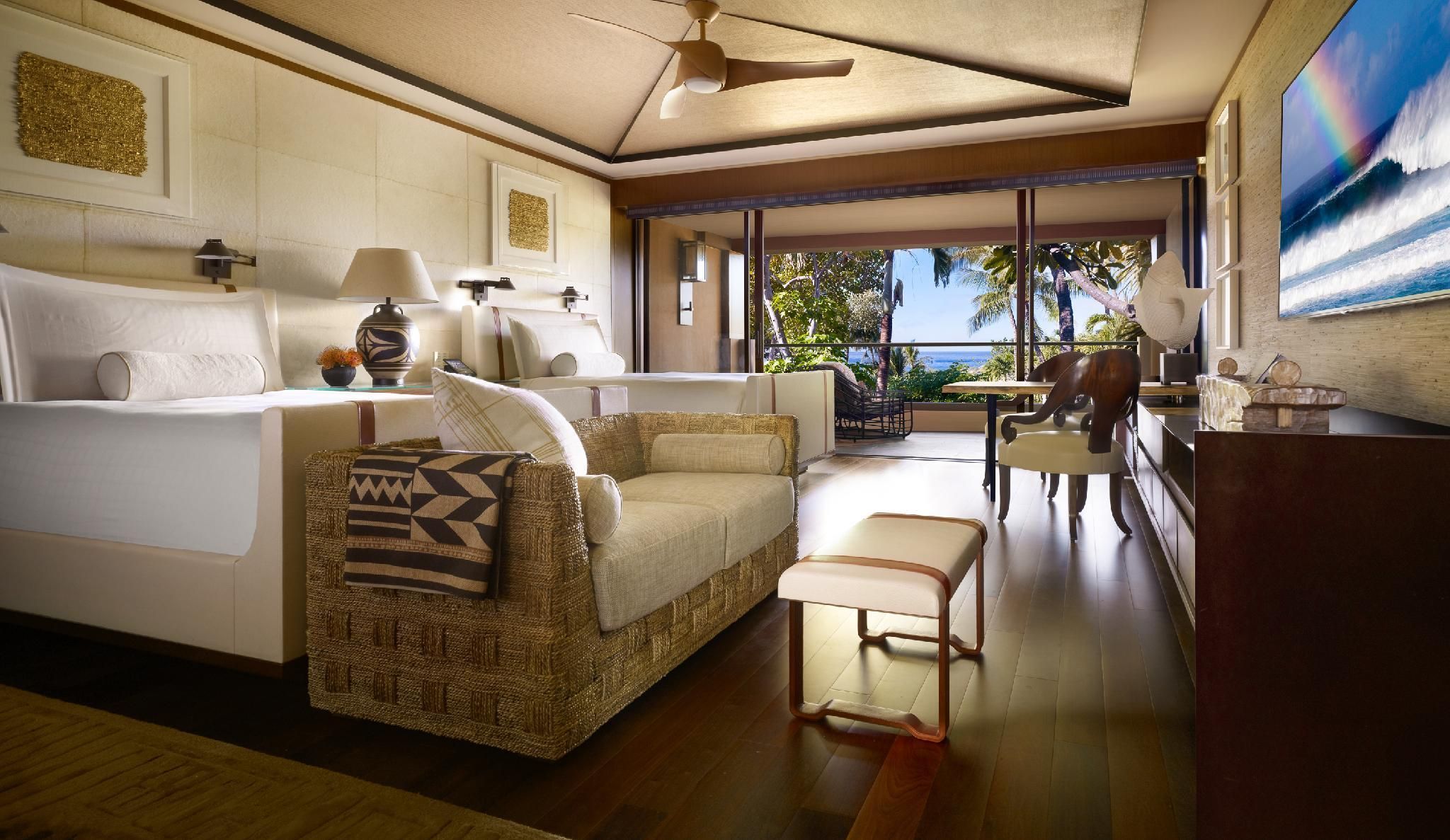 Ocean View Room Two Double beds