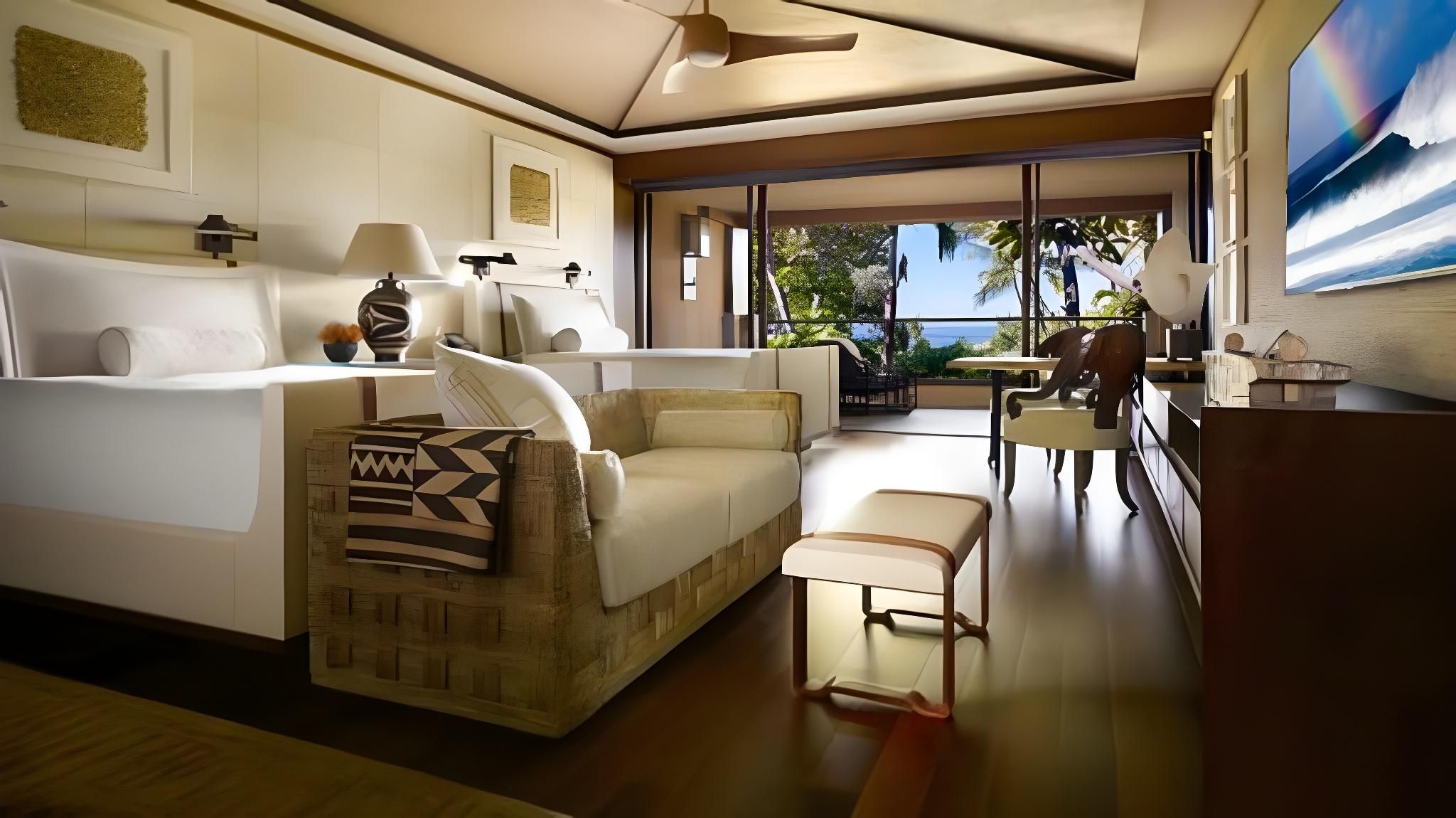 Ohana Garden View Suite king bed