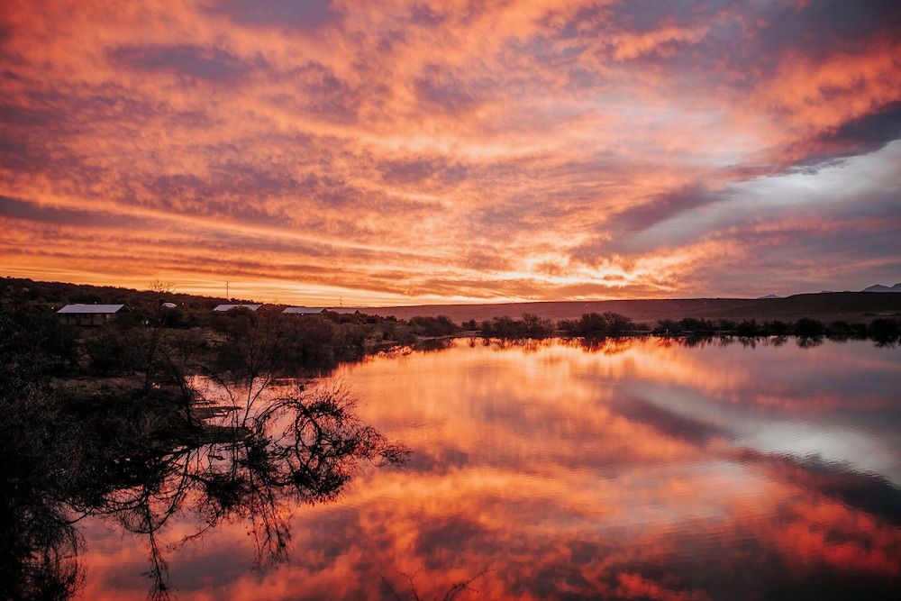 AfriCamps Klein Karoo Luxury Tent, 2 Bedrooms, Lake View 12